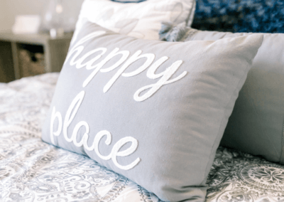 happy place pillow